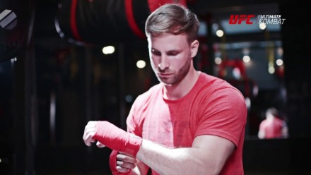 UFC Бинт боксерский 4,5 м розовый