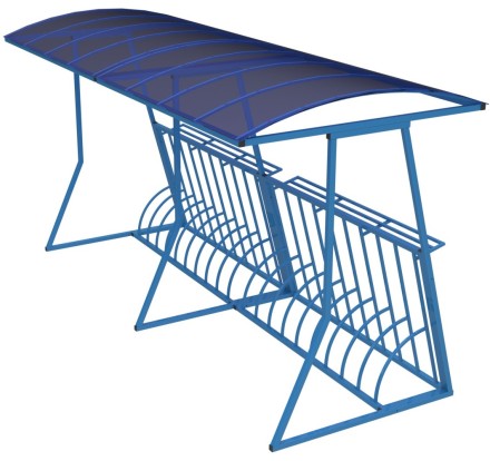 Велопарковка с навесом Stolz Техно1
