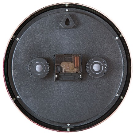 Часы настенные "12 шаров" D27 см (хром), пластик