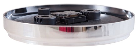 Часы настенные "12 шаров" D27 см (хром), пластик