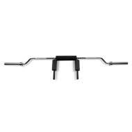 Гриф олимпийский BRONZE GYM П-образный для приседаний с ручками и с замками