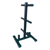 Стойка для дисков Smith PR127 с держателем для 2 грифов Стойка для дисков Smith PR127 с держателем для 2 грифов