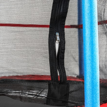 Батут DFC JUMP KIDS 55" красный с желто-синими стойками Батут DFC JUMP KIDS 55" красный с желто-синими стойками