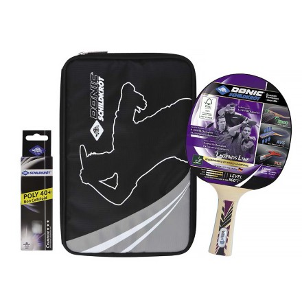 Набор DONIC LEGENDS 800 (1 ракетка, 3 мяча Champion 3* 40+, чехол) Набор DONIC LEGENDS 800 (1 ракетка, 3 мяча Champion 3* 40+, чехол)