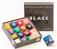 Комплект шаров 57.2 мм "Aramith Tournament Pro Cup TV Black" с поддоном