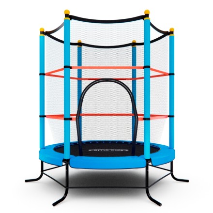 Батут детский DFC SMRKIDS 55" с сеткой, BLUE