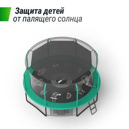 Солнцезащитный тент UNIX Line 366 см (12 ft) Солнцезащитный тент UNIX Line 366 см (12 ft)