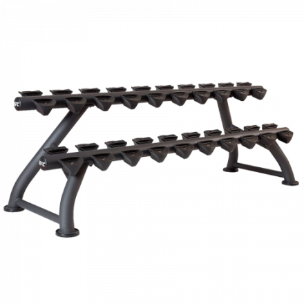 Горизонтальная стойка для хранения гантелей на 10 пар UFC