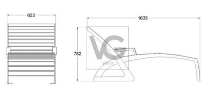 Лежак Таити 12.033.0