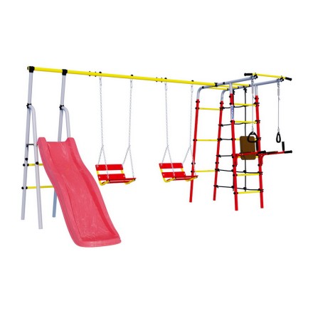 Дачный комплекс "Богатырь Плюс" + ЦЕПНЫЕ качели Romana R 103.12.04