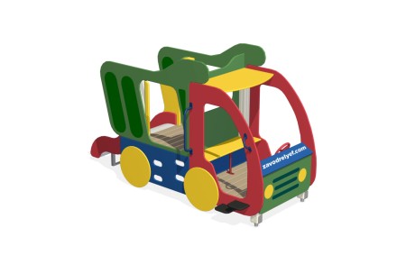 Игровой комплекс 'Машинка с горкой' Нгр=600 ИО-02