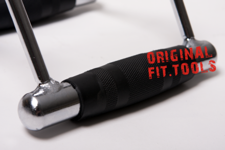 Рукоятка для тяги к животу (узкий параллельный хват) обрезиненная