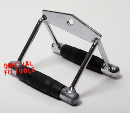 Рукоятка для тяги к животу (узкий параллельный хват) обрезиненная