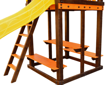 Игровой комплекс Perfetto Sport «Bari-8» с качелями "Паутина"