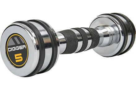 Комплект хромированных гантелей 10 пар от 1 до 10 кг Hasttings Digger HD51D5B-1-10