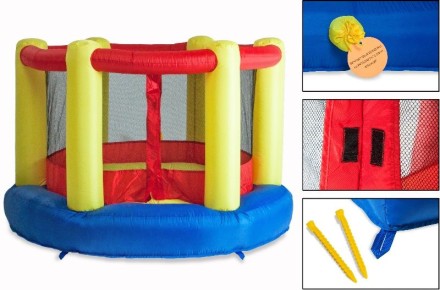 Надувной батут FreeTime Арена с сеткой PJ-78315