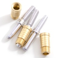 Вакуумная скрутка для кия 1/2 (алюминий в латунь) Вакуумная скрутка для кия 1/2 (алюминий в латунь)