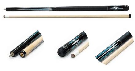 Кий / пул 2-pc "Viking Valhalla VA465" (черный)