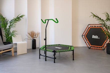 Батут спортивный UNIX Line FITNESS Green PRO (130 cm)