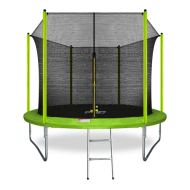 ARLAND Батут  10FT с внутренней страховочной сеткой и лестницей (СВЕТЛО-ЗЕЛЕНЫЙ)
