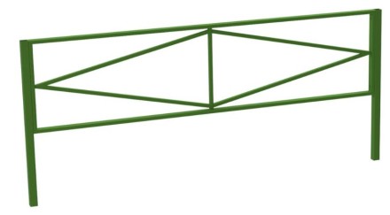 Уличное ограждение «Геометрия 2»  