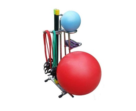 Стойка для фитбола, медбола, эспандеров и отягощений