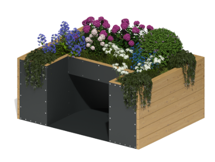 Приподнятый сад для людей с ограниченными физическими возможностями