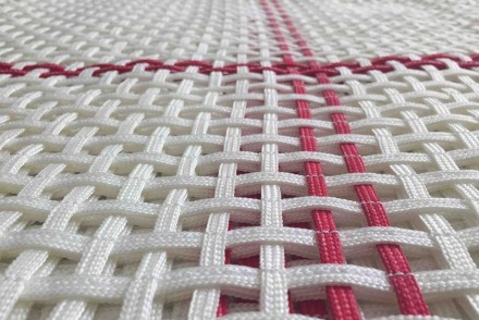 Спортивный батут разборный "Звезда" - соревновательный размер - профессиональная прошитая плетеная сетка