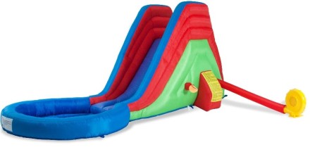Надувной батут FreeTime Сюрприз с горкой и водой PJ-78324