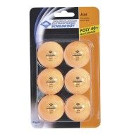Мячики для н/тенниса DONIC JADE 40+, 6 штук, оранжевый Мячики для н/тенниса DONIC JADE 40+, 6 штук, оранжевый