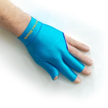 Перчатка бильярдная "PB" (светло-синяя)