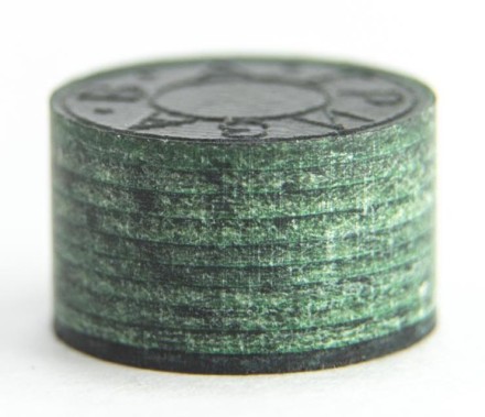 Наклейка для кия "Гриза II" (H+) зеленая 13.5 мм