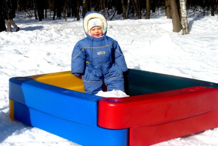 Детская песочница 2KIDS из 4х элементов