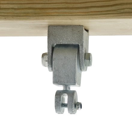 Подвес для качелей 'Premium' сквозной, оцинк. сталь, длина болта 160 мм