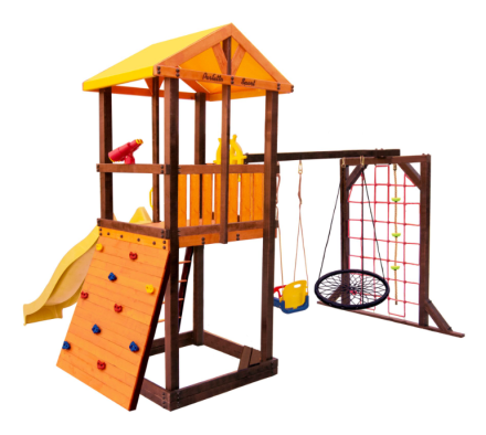  Игровой комплекс Perfetto Sport «Pitigliano-11» с качелями "Паутина" 