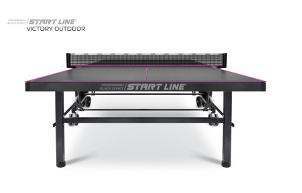 Стол теннисный VICTORY 6 Всепогодный  (черный) 