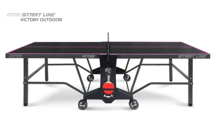 Стол теннисный VICTORY 6 Всепогодный  (черный) 