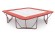 Спортивный батут разборный "Звезда" - размер 5х5 м. для фристайла - профессиональная прошитая плетеная сетка