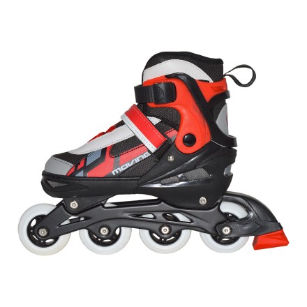 Раздвижные роликовые коньки (со сменными лезвиями) Moving Red, XS (27-30)