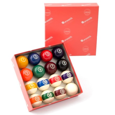 Комплект шаров 57.2 мм "Aramith Continental" Комплект шаров 57.2 мм "Aramith Continental"