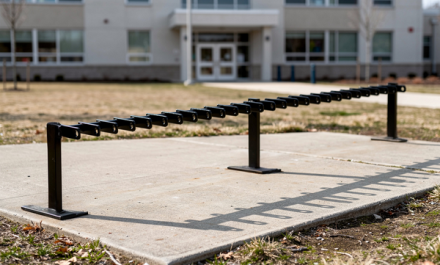 Парковка для самокатов «Школа» на 28 мест