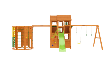 Детская площадка Клубный домик 2 с WorkOut Luxe
