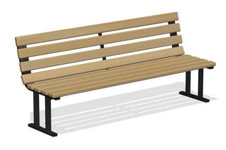 Диван парковый МФ-58.1