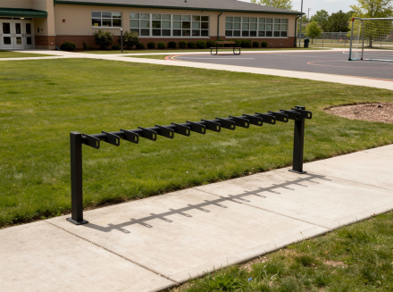 Парковка для самокатов «Школа» на 14 мест 