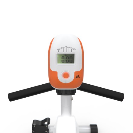 Велотренажер DFC B504RWO магнитный (белый корпус, оранжевая полоса) Велотренажер DFC B504RWO магнитный (белый корпус, оранжевая полоса)