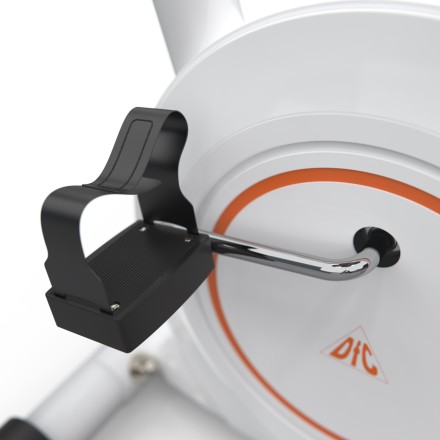 Велотренажер DFC B504RWO магнитный (белый корпус, оранжевая полоса) Велотренажер DFC B504RWO магнитный (белый корпус, оранжевая полоса)