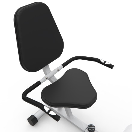 Велотренажер DFC B504RWO магнитный (белый корпус, оранжевая полоса) Велотренажер DFC B504RWO магнитный (белый корпус, оранжевая полоса)