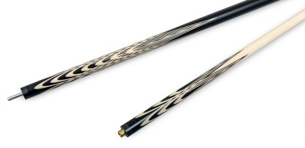 Кий / пирамида 2-pc "Тюльпан" (черный граб, граб) Кий / пирамида 2-pc "Тюльпан" (черный граб, граб)