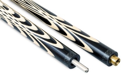 Кий / пирамида 2-pc "Тюльпан" (черный граб, граб) Кий / пирамида 2-pc "Тюльпан" (черный граб, граб)