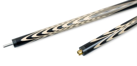 Кий / пирамида 2-pc "Тюльпан" (черный граб, граб) Кий / пирамида 2-pc "Тюльпан" (черный граб, граб)